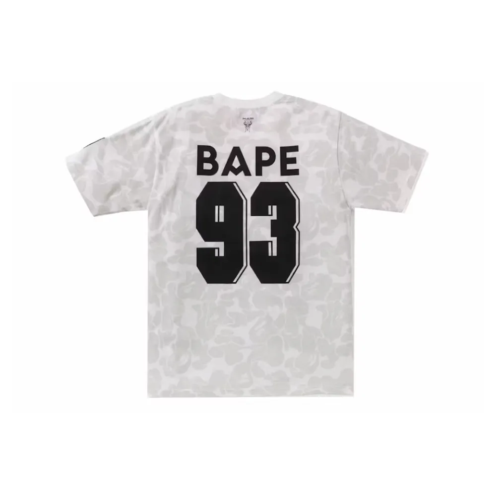 BAPE x Inter Miami CF Camo Tee White