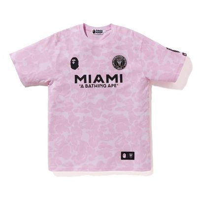 BAPE x Inter Miami CF Camo Tee Pink 01