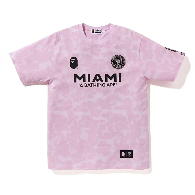 BAPE x Inter Miami CF Camo Tee Pink