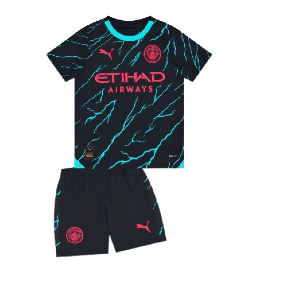 Manchester City Third Kit Kids 2023/24