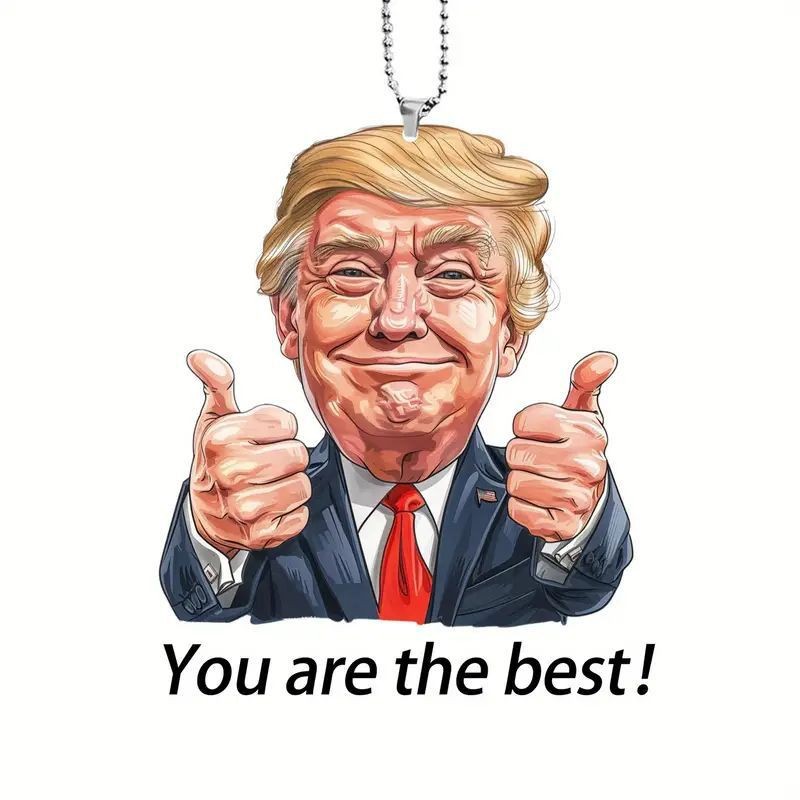 Trump Cute Pendant Keychain
