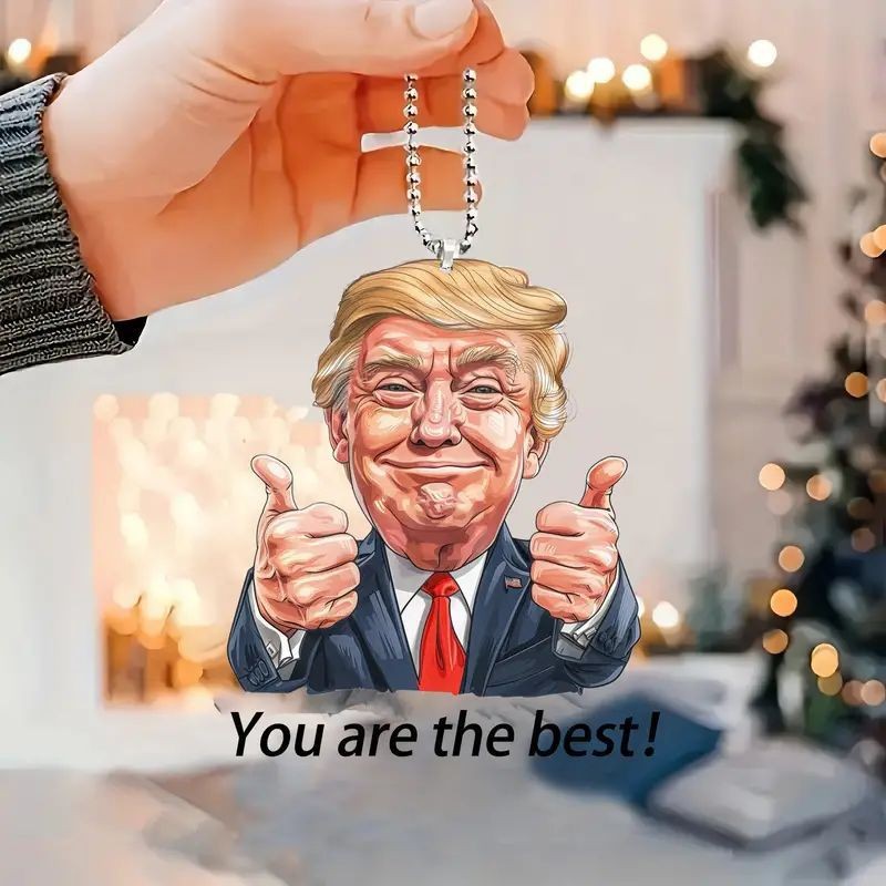 Trump Cute Pendant Keychain