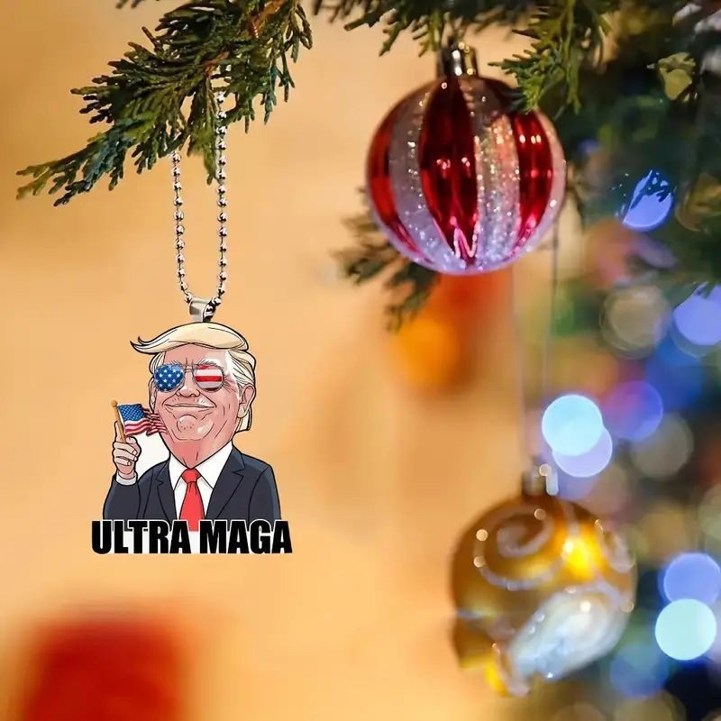 Trump Pendant Car Interior Decoration Keychain Pendant