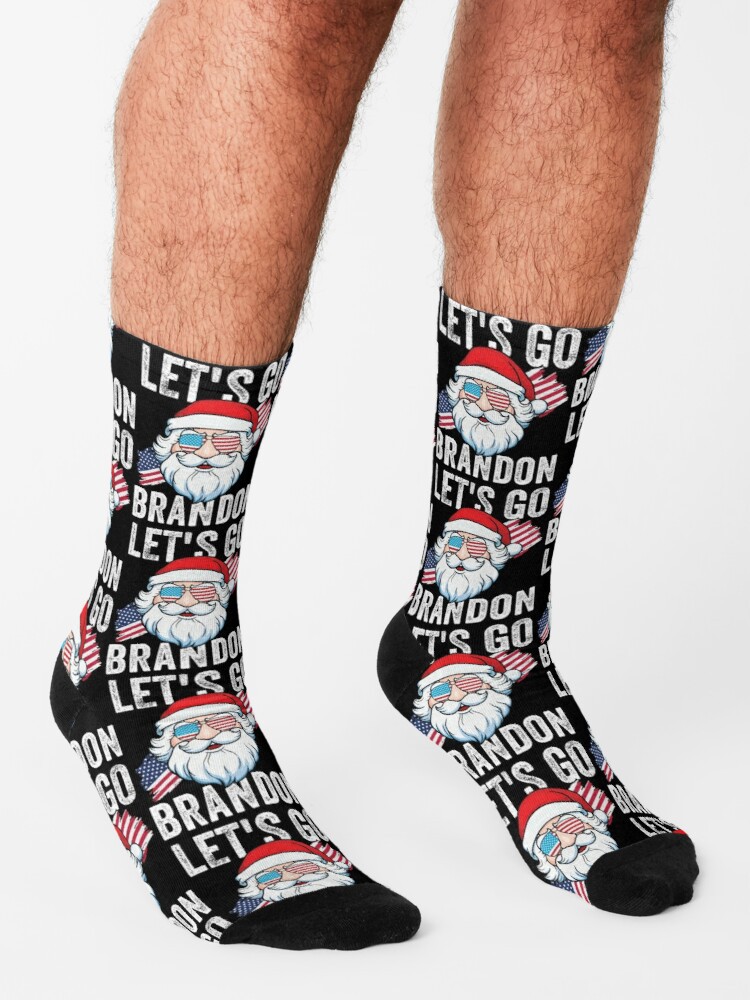 Christmas Trump Biden 3D Printed Socks