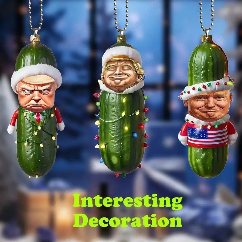 Trump Christmas Pendant
