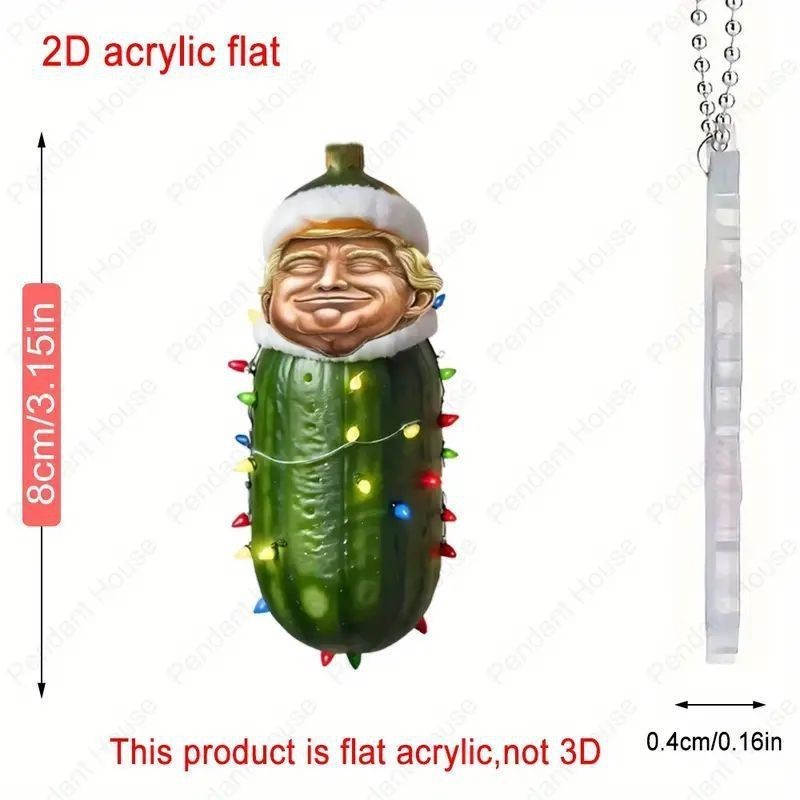 Trump Christmas Pendant