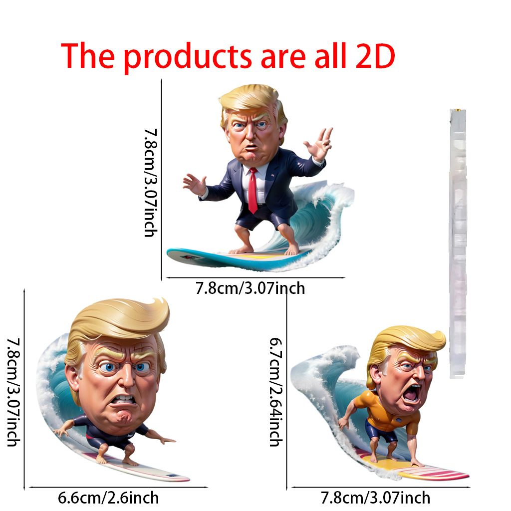 Trump Ocean Surfing Pendant