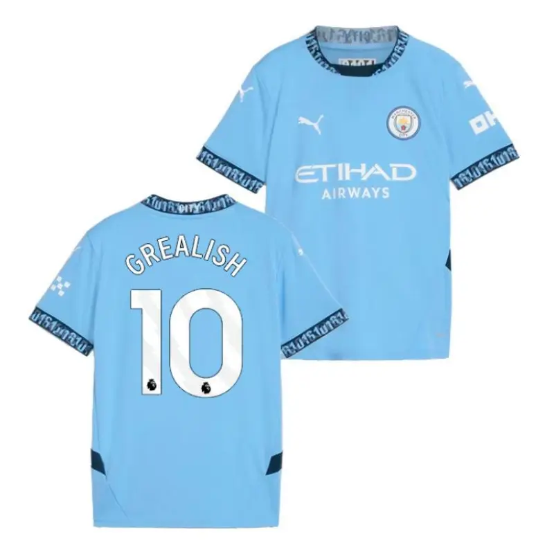 Kid's Replica Grealish Manchester City Home Jersey 24/25