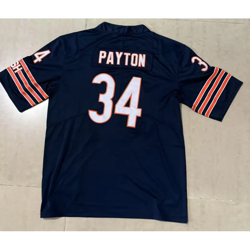 Men's Chicago Bears 1983 Walter Payton Navy Throwback Retired Player Jersey