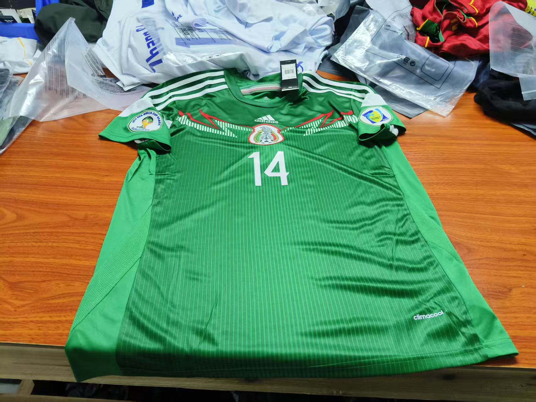 ADIDAS MEXICO CHICHARITO FIFA WORLD CUP BRASIL 2014 SIZE MEDIUM USA CHIVAS
