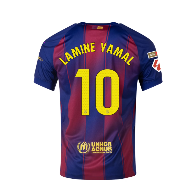 Lamine Yamal #19 Barcelona Soccer Jersey Home and Away 25/26