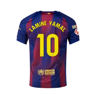 Lamine Yamal #19 Barcelona Soccer Jersey Home and Away 25/26 01