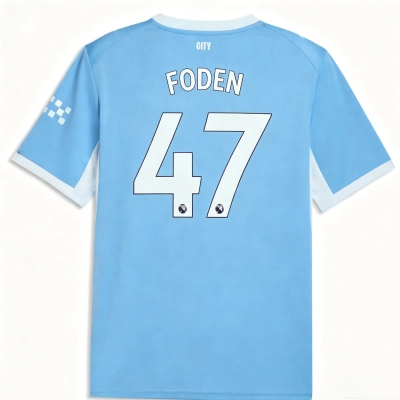Manchester City 2026/27 #47 Foden Home Jersey - Fan Version Classic Football Shirt | Regular Fit 02