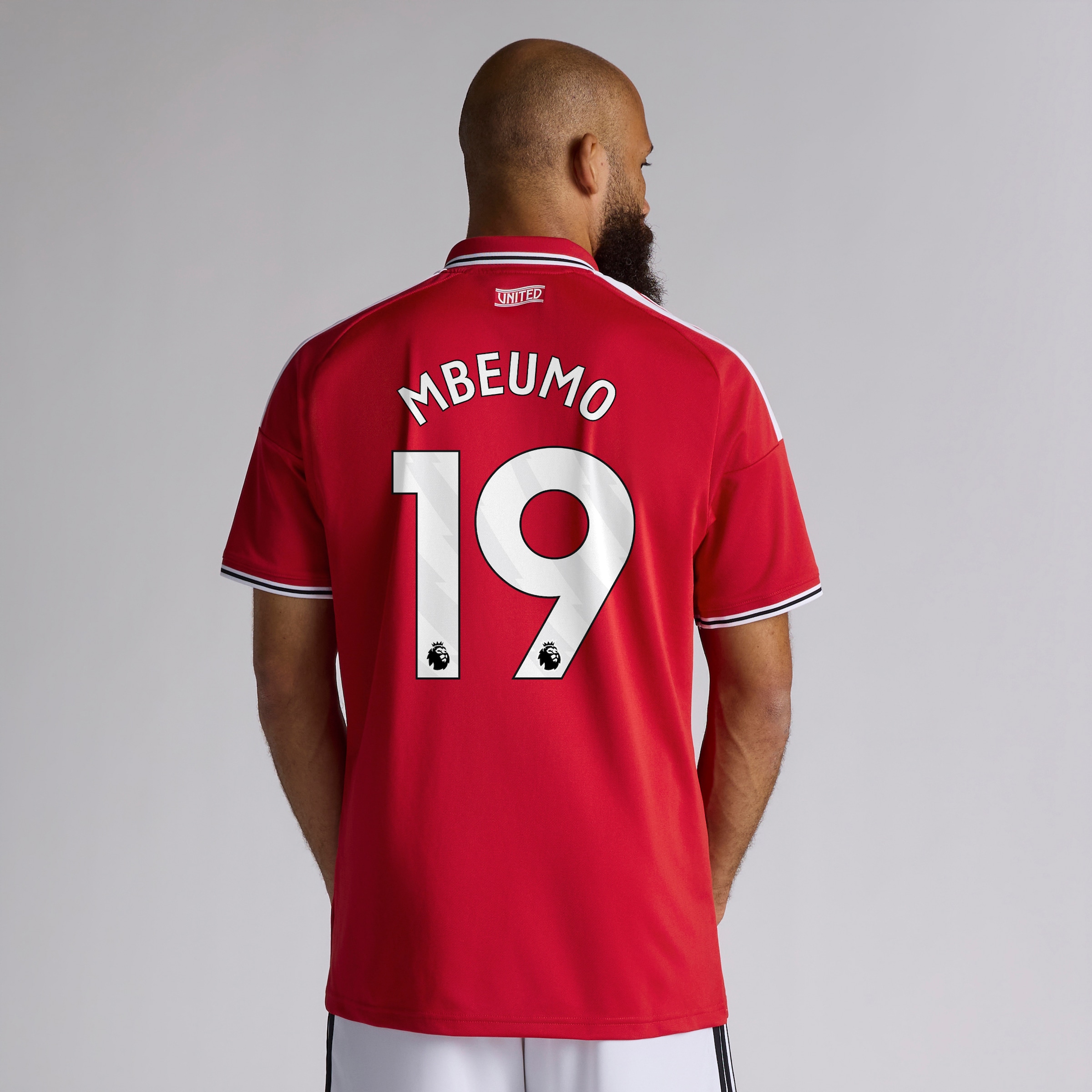 Manchester United 26/27 #19 Bryan Mbeumo Home Jersey - Player Version Football Shirt | Slim Fit