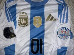 Lionel Messi Argentina National Team 2024 Home Replica Player Soccer Jersey review Robert Baker