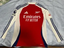 Men's Replica Saka Arsenal Long Sleeve Home Jersey 24/25 review sake