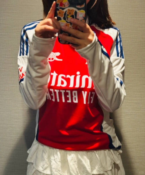 Men's Replica Thomas Arsenal Long Sleeve Home Jersey 24/25 review 