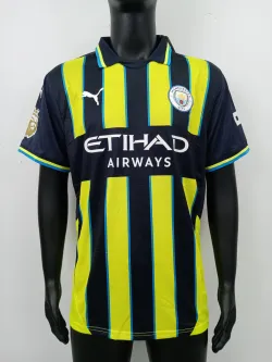 Jack Grealish Manchester City 24/25 Player Away Jersey review Rhsf 01