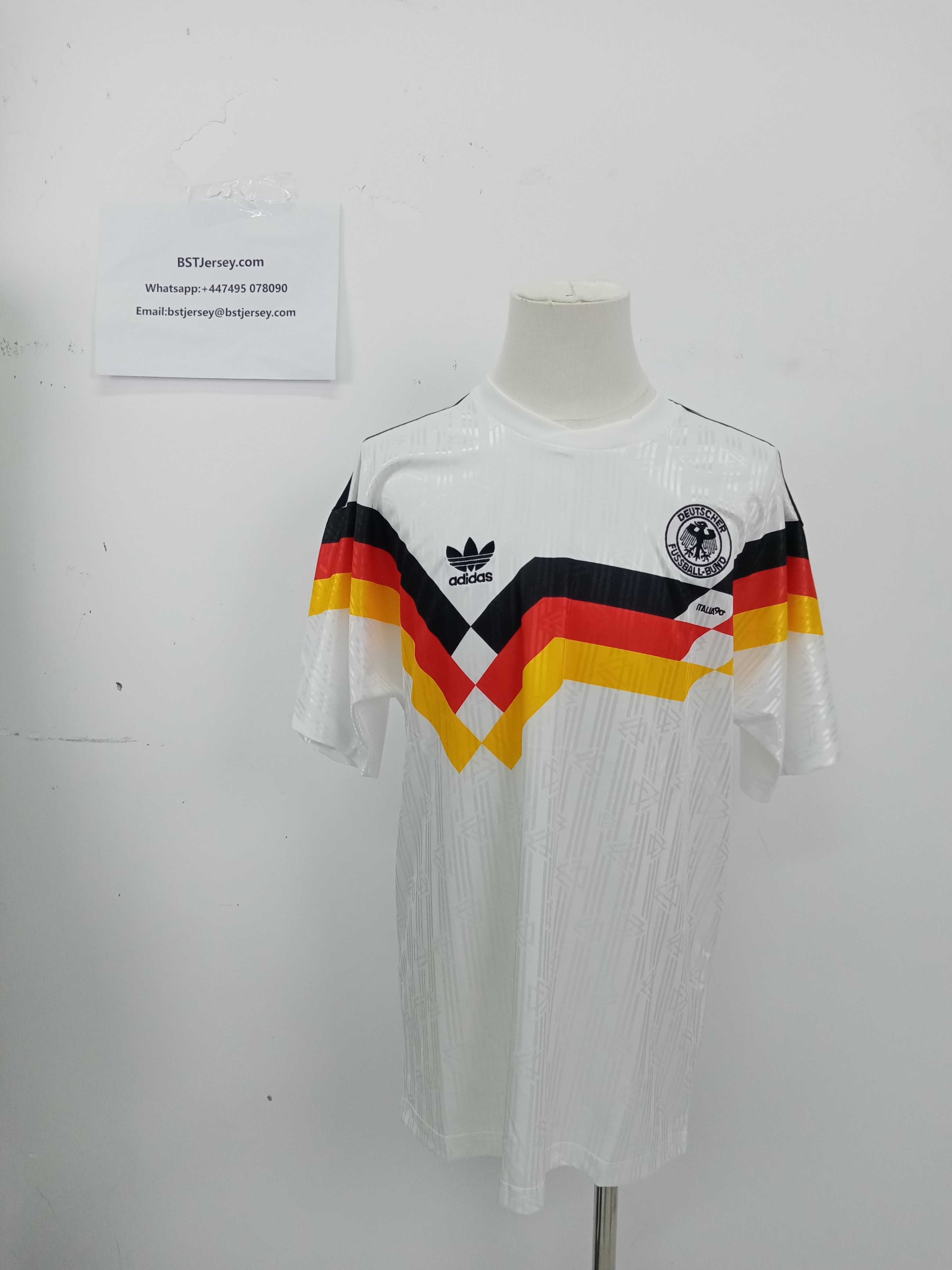 Germany 1988 Home Retro Kit review Ytjd 04