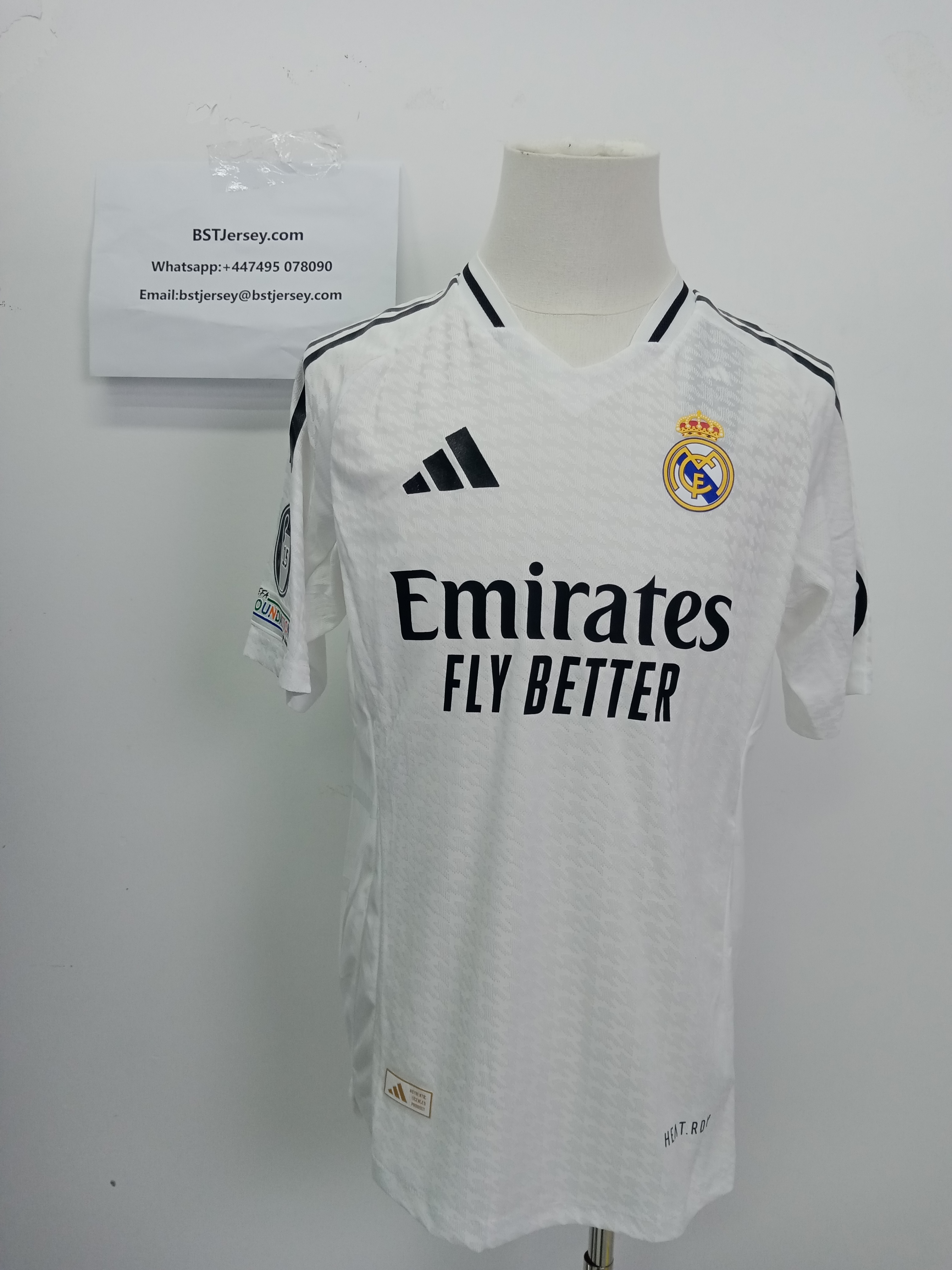Vinicius Jr. Real Madrid 24/25 Player Home Jersey review JFhr 03