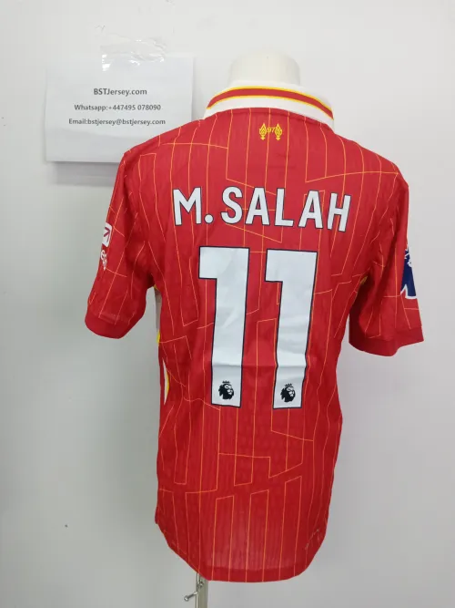 Mohamed Salah Liverpool 24/25 Player Home Jersey review 