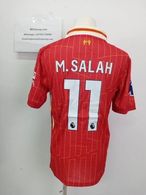 Mohamed Salah Liverpool 24/25 Player Home Jersey review 