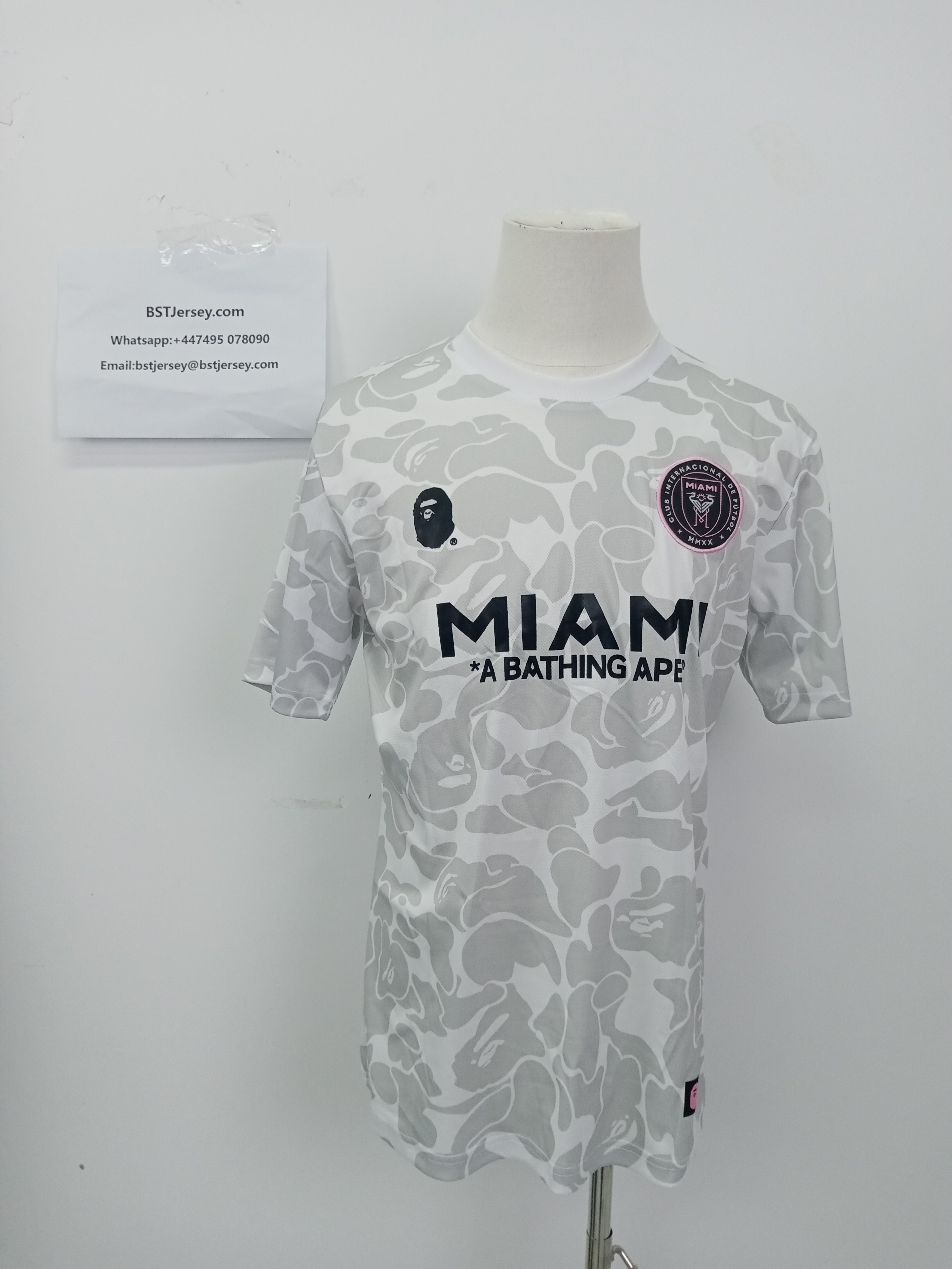 BAPE x Inter Miami CF Camo Tee White review CHYn 04