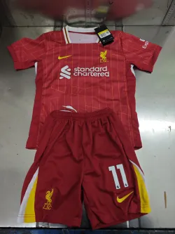 Kid's Replica M. Salah Liverpool Home Jersey 24/25 review Qjskda 01