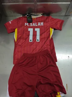 Kid's Replica M. Salah Liverpool Home Jersey 24/25 review Qjskda 02