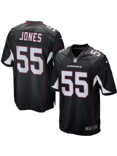 Arizona Cardinals Chandler Jones Nike Black Game Jersey 01