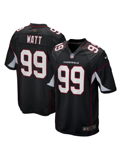 Arizona Cardinals JJ Watt Nike Black Alternate Game Jersey 01