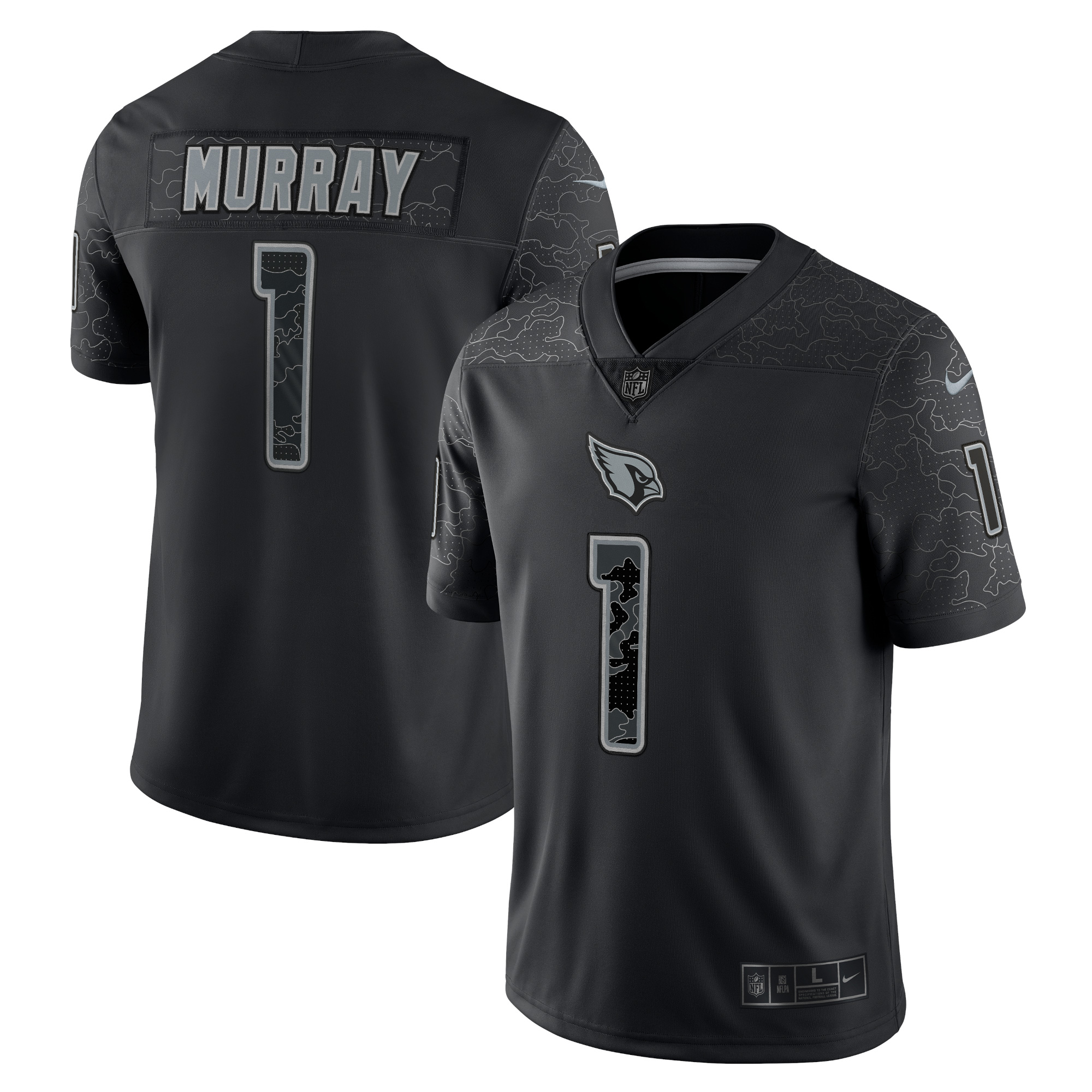  Arizona Cardinals Kyler Murray Nike Black RFLCTV Limited Edition Jersey