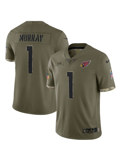 Arizona Cardinals Nike Olive 2022 Salute To Service Limited Edition Jersey-1 01