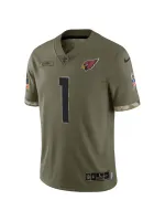 Arizona Cardinals Nike Olive 2022 Salute To Service Limited Edition Jersey-1