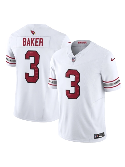 Arizona Cardinals Budda Baker Nike White Vapor FUSE Limited Jersey 01