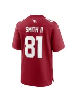 Arizona Cardinals Jeff Smith II Nike Cardinal Game Jersey