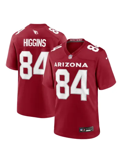  Arizona Cardinals Elijah Higgins Nike Cardinals Game Jersey 01