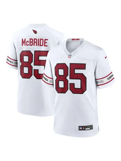 Arizona Cardinals Trey McBride Nike White Game Jersey 01