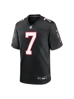 Men's Atlanta Falcons Bijan Robinson Nike Black 2023 NFL Draft First Round Game Jersey