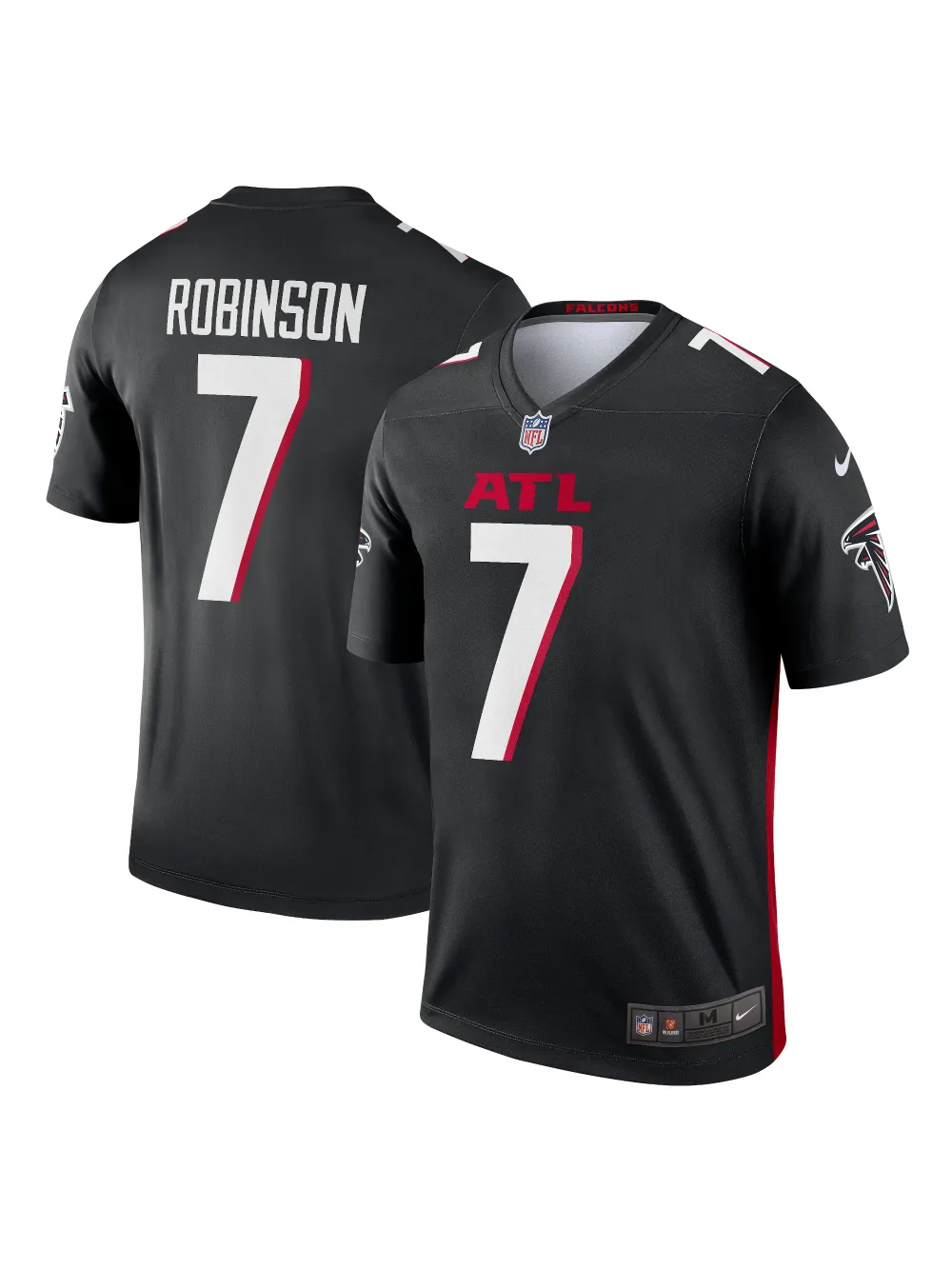 Men's Atlanta Falcons Bijan Robinson Nike Black Legends Jersey