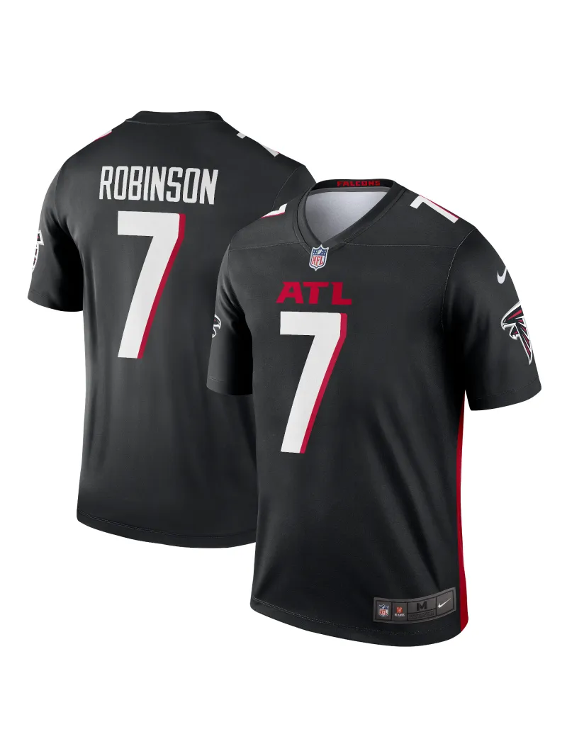 Men's Atlanta Falcons Bijan Robinson Nike Black Legends Jersey