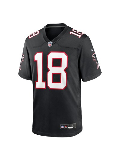 Men's Atlanta Falcons Kirk Cousins Nike Black Alternate Jersey 02