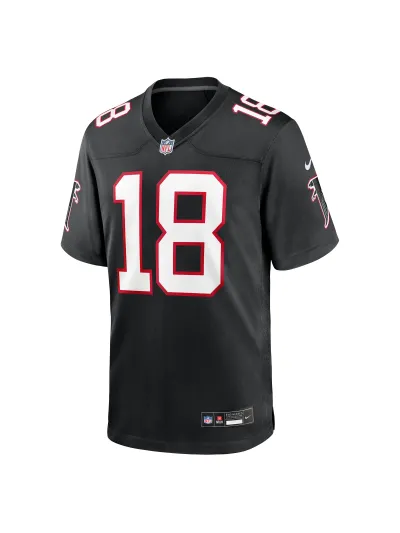 Men's Atlanta Falcons Kirk Cousins Nike Black Alternate Jersey 02