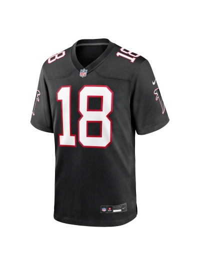 Men's Atlanta Falcons Kirk Cousins Nike Black Alternate Jersey 02