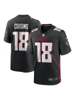 Men's Atlanta Falcons Kirk Cousins Nike Black Player Jersey