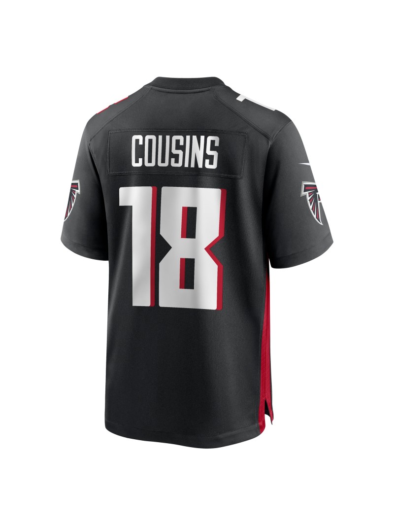 Men's Atlanta Falcons Kirk Cousins Nike Black Player Jersey