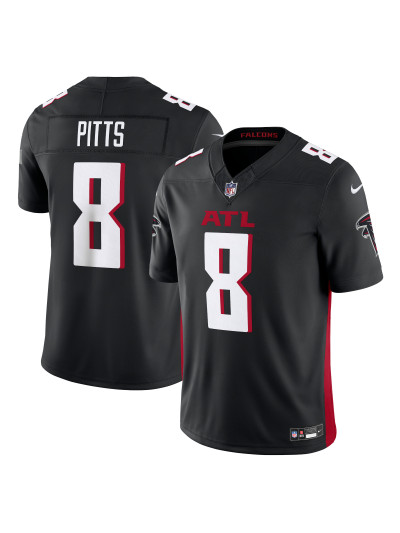 Men's Atlanta Falcons Kyle Pitts Nike Black Vapor FUSE Limited Jersey-ATLey 01