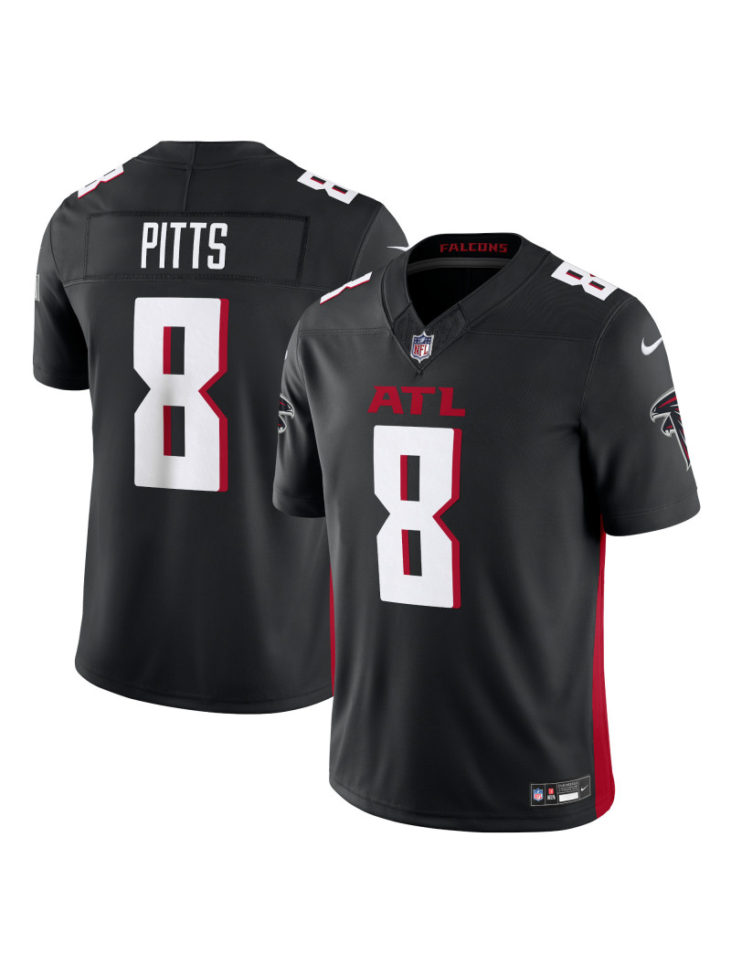 Men's Atlanta Falcons Kyle Pitts Nike Black Vapor FUSE Limited Jersey-ATLey