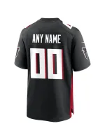 Men's Atlanta Falcons Nike Black Custom Game Jersey