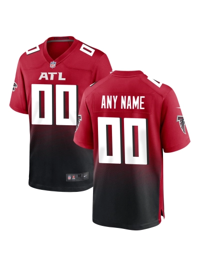 Men's Atlanta Falcons Nike Red Alternate Custom Game Jersey 01